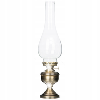 ŚWIECZNIK tealight OLJA lampa naftowa ZŁOTA RETRO