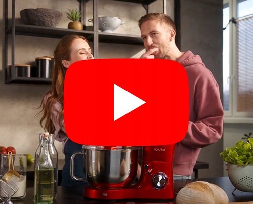Robot kuchenny mikser planetarny z misą wielofunkcyjny 3000W 6,2l LOVIO na Arena.pl