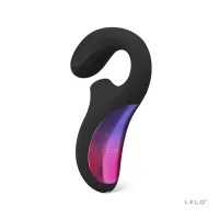 lelo enigma black - hybrydowy stymulator soniczny, 8 trybow, silikon