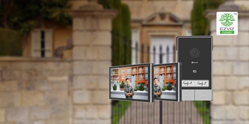 Zestaw wideodomofonowy EZVIZ HP7 z dwoma monitorami CS-HP7 (3MP,2-Family Kit) na Arena.pl