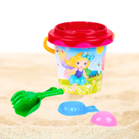 Zestaw Do Piasku Foremki Łopatka Grabki Sitko 3138