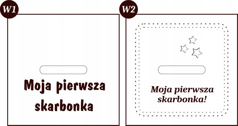 PIERWSZA SKARBONKA z grawerem PREZENT DZIECKO IMIĘ na Arena.pl
