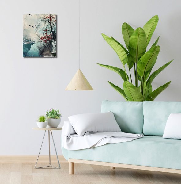 Obraz 30x40cm Zimowy Brzask Ptaków zdjęcie 2