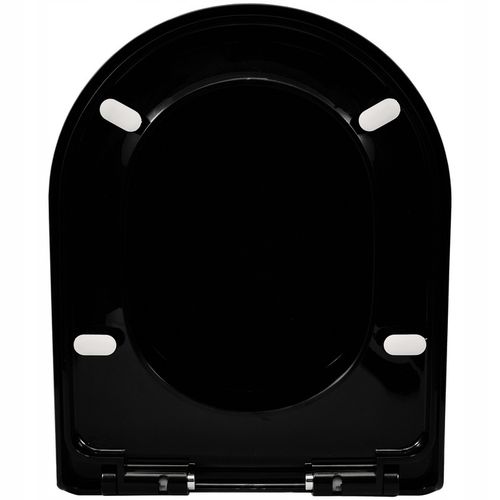 DESKA SEDESOWA WC TOALETOWA WOLNOOPADAJĄCA DO CERSANIT KOŁO ROCA CZARNA na Arena.pl