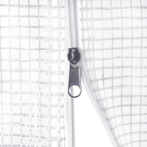 Szklarnia ze stalową ramą, biała, 16 m², 4x4x2 m na Arena.pl