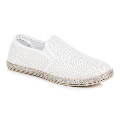 Białe espadryle slip on r.40 na Arena.pl