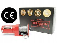 2000 lbs WYCIĄGARKA DRAGON 12V ELEKTRYCZNA WCIĄGARKA linowa do pługa quada
