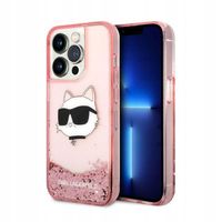Plecki Karl Lagerfeld do Samsung iPhone 14 Pro różowy