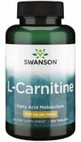 SWANSON L-KARNITYNA 500 mg spalacz tłuszczu L-Carnitine