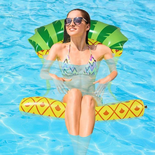 HAMAK WODNY DMUCHANY ANANAS MATERAC LEŻAK zdjęcie 17