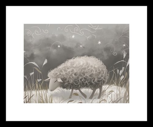 Plakat 20x15cm Bujna Owca na Arena.pl