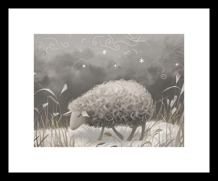 Plakat 20x15cm Bujna Owca zdjęcie 3