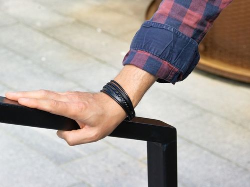 BRANSOLETKA MĘSKA BRANSOLETKI BRANSOLETA ARGENTO na Arena.pl