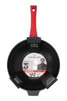 Patelnia Wok Zwieger Obsidian 32 cm Nieprzywierająca powłoka Rączka Soft