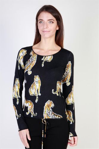 Cavalli Class sweter damski czarny 46 na Arena.pl