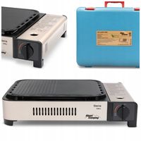 GRILL GAZOWY TURYSTYCZNY SIERRA PRZENOŚNY NA KARTUSZE GAZOWE ALPEN CAMPING