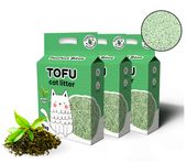 Żwirek tofu dla kotów zielona herbata eko zbrylający biodegradowalny 9kg