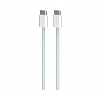 Kabel Przewód Puro USB-C do USB-C 60W 1,5 metra Zielony