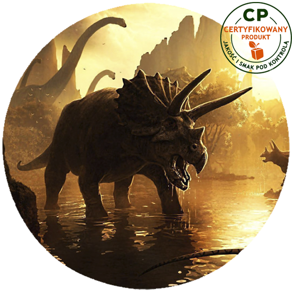 Opłatek na tort Dinozaur zdjęcie 1