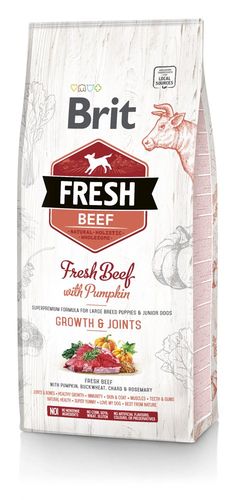 Brit Fresh Beef & Pumpkin Puppy Large Growth & Joints 12kg na Arena.pl
