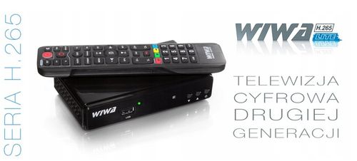 Tuner Odbiornik Dekoder DVB-T/T2 WIWA H.265 LITE TV naziemnej drugiej na Arena.pl