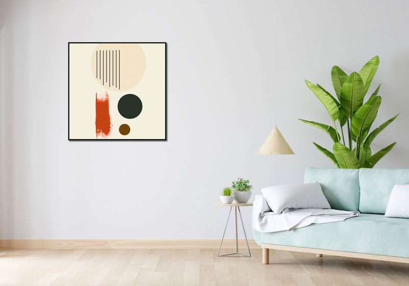 Plakat 80x80cm Symetryczna Struna zdjęcie 4