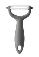 Obierak skrobak ceramiczny poprzeczny do warzyw owoców 14 cm DENIS szary