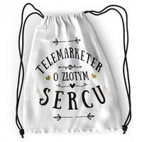 Plecak Sportowy Szkolny Telemarketera Worek Torba Z Nadrukiem Ze Zdjęciem