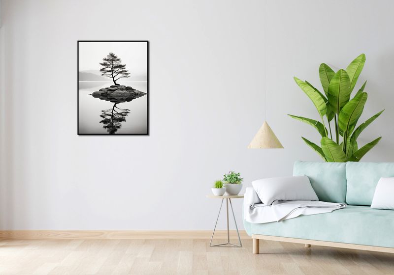 Plakat 60x80cm Samotne Drzewo zdjęcie 4