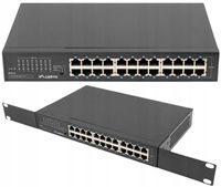 SWITCH 24 PORT 24x 1GB GIGABIT RACK 19 LANBERG