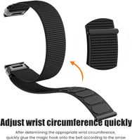 NOTOCITY pasek zamienny do Garmin 20 mm czarny L0606