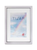Ramka drewniana Tisar 18x24 cm Srebrna 1szt.
