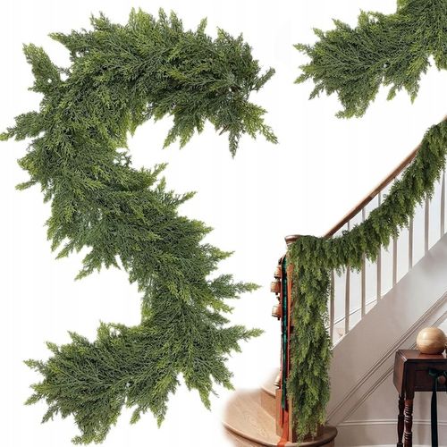 DIY WIENIEC ŚWIĄTECZNY 180CM Z SZYSZEK WIANEK CEDROWY DEKORACJA ŚWIĄTECZNA na Arena.pl