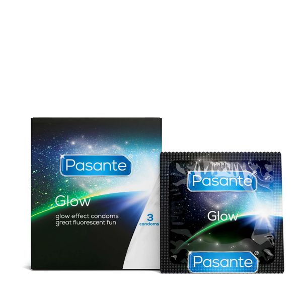 Pasante Glow Condoms 3 Pcs zdjęcie 1