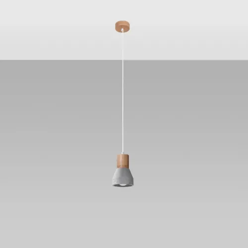 Lampa wisząca QUBIC szara na Arena.pl