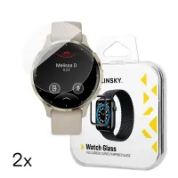 szkło hartowane wozinsky full glue do garmin venu 3s 41mm (2 szt.)