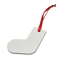 Zawieszka-ozdoba choinkowa skarpeta MDF Sublimacja Termotransfer