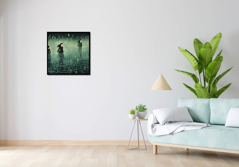 Plakat 60x60cm Pośród Ciszy zdjęcie 4