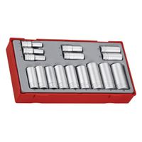 zestaw nasadek z chwytem kwadratowym 3/8' - l-144300100