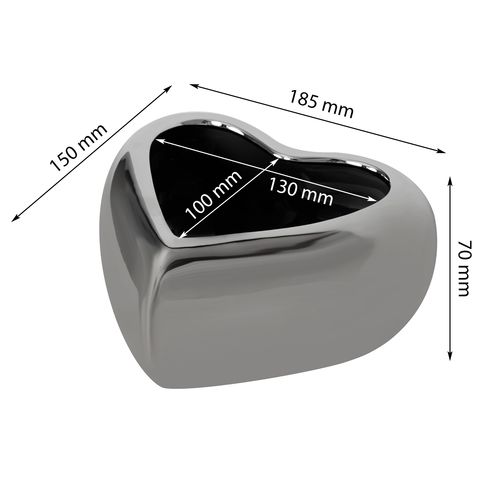 Doniczka osłonka serce ceramiczne miska 18cm na Arena.pl