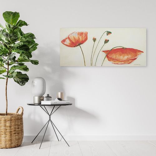 Deco Panel, Kwiaty maku 100x50 na Arena.pl
