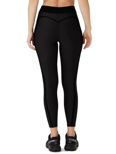 Legginsy Damskie Sportowe Wysoki Stan Kryjące Fitness Czarne Rozmiar L na Arena.pl