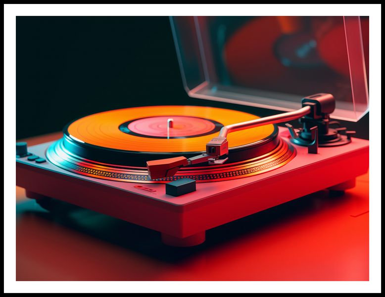 Plakat 100x75cm Retro Granie zdjęcie 3