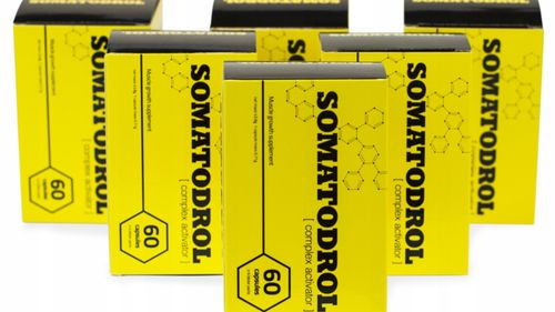 6x Suplement Diety Somatodrol Masa i Siła dla Mięśni na Arena.pl