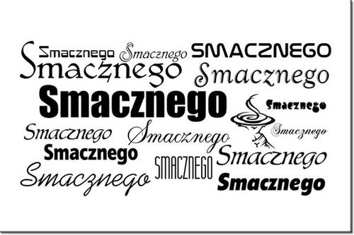 120CM 80CM OBRAZ NAPIS SMACZNEGO DRUK na Arena.pl