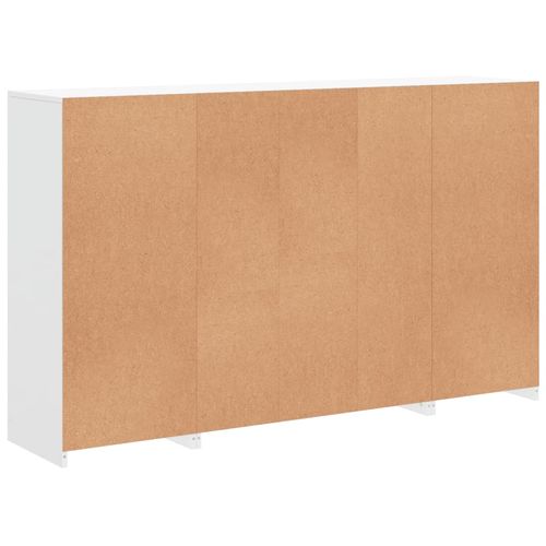 Szafki z oświetleniem LED, 3 szt., białe na Arena.pl