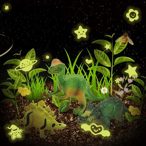 DINOZAUR OGRÓD TERRARIUM PROJEKTOR LAMPKA NOCNA PIASEK NAKLEJKI ROŚLINY na Arena.pl