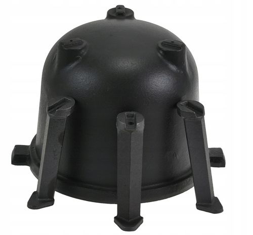 Kociołek Myśliwski 8 L EMALIA Żeliwny GARNEK na OGNISKO Emaliowany na Arena.pl