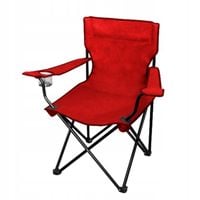 KRZESŁO TURYSTYCZNE WĘDKARSKIE Z OPARCIEM SKŁADANE