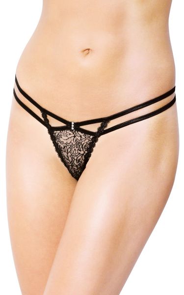 G-String 2450 - Black S/M zdjęcie 1